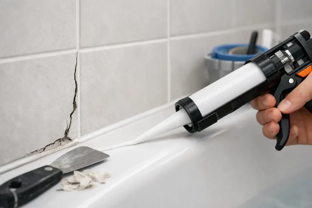 How to Fix Cracked Caulking Without Repeat Repairs