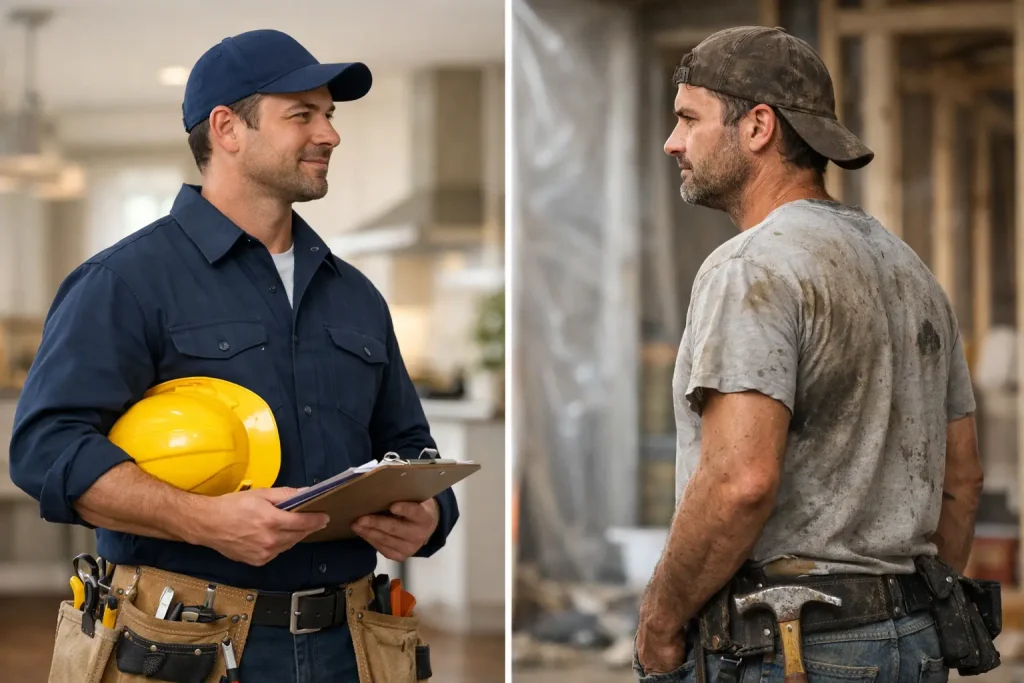 Insured Handyman Versus Unlicensed Contractor