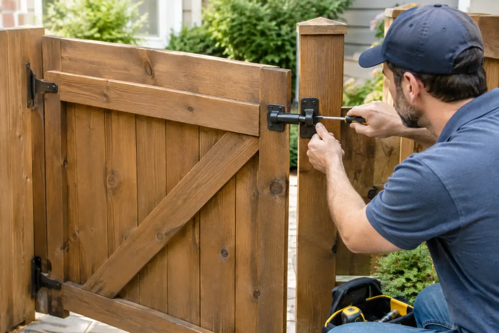 How to Fix a Sagging Gate That Will Not Latch
