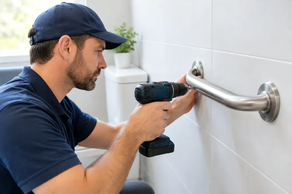 How to Install Bathroom Grab Bars Safely